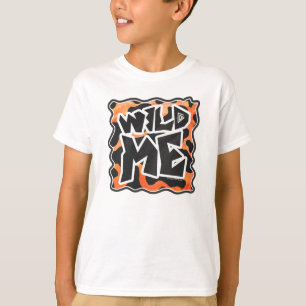 Koe Zwart en Oranje Wild mij T-shirt