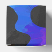 Koe, zwart en regenboog afdrukken bedankdoosjes (Bovenkant)