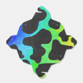 Koe, zwart en regenboog afdrukken bedankdoosjes (Uitgevouwen)