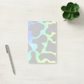 Koe, zwart en regenboog afdrukken post-it® notes (Kantoor)