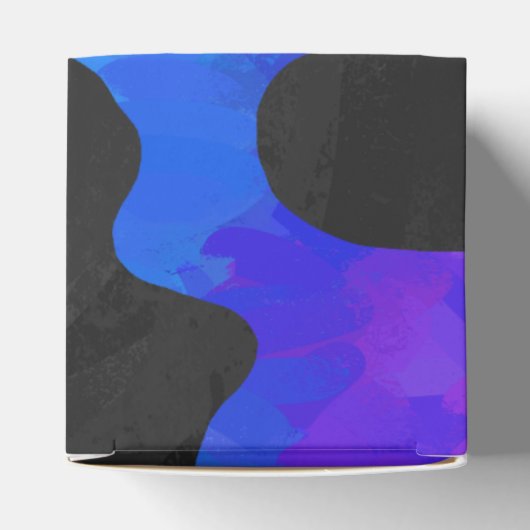 Koe zwart en regenboogschenken bedankdoosjes (Bovenkant)