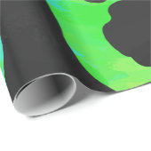 Koe zwart en regenboogschenken cadeaupapier (Rol Hoek)