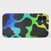 Koe zwart en regenboogschenken Case-Mate iPhone case (Achterkant (horizontaal))