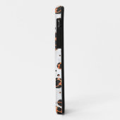 Koe zwart-Oranje poladot afdrukken Case-Mate iPhone Case (Achterkant/links)