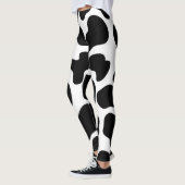 Koe zwart-wit afdrukken Robuust Boerderij Leggings (Links)