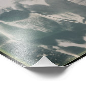 Koe Zwart-wit Antiek Boerderij Foto Afdruk (Hoek)