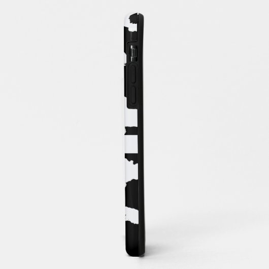 Koe zwart-wit Case-Mate iPhone case (Achterkant/links)