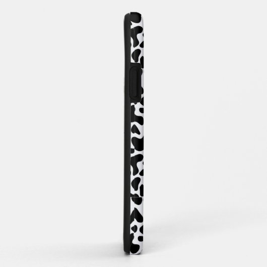 Koe zwart wit monogram Case-Mate iPhone case (Achterkant/rechts)