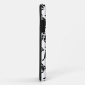 Koe zwart-wit Silhouette Case-Mate iPhone Case (Achterkant/rechts)