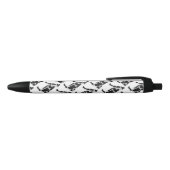 Koe zwart-wit Silhouette Zwarte Inkt Pen (Bovenkant)
