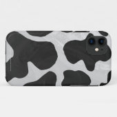 Koe zwart-witafdrukken Case-Mate iPhone case (Achterkant (horizontaal))