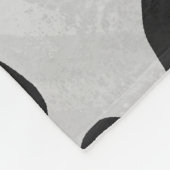 Koe zwart-witafdrukken fleece deken (Hoek)