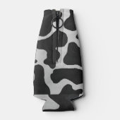 Koe zwart-witafdrukken flesjeskoeler (Achterkant)