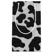 Koe zwart-witafdrukken klein cadeauzakje (Voorkant)