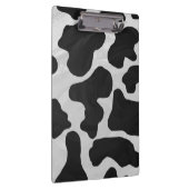Koe zwart-witafdrukken klembord (Rechts)