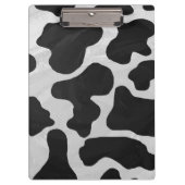 Koe zwart-witafdrukken klembord (Voorkant)
