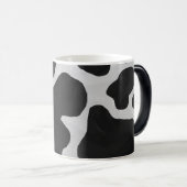 Koe zwart-witafdrukken magische mok (Voorkant rechts)