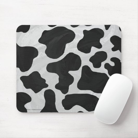 Koe zwart-witafdrukken muismat (Met muis)