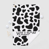 Koe zwarte en witte handdoek (Insitu)