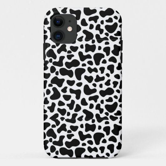 Koe zwarte witte pleister Case-Mate iPhone case (Achterkant)