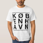 Koebenhavn by Copenhagen Denmark  T-shirt (Voorkant)