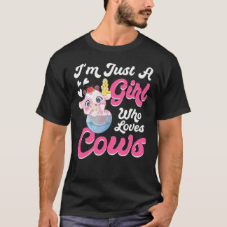 Koeboer Boerderij Vrouwen Ik Ben Eenvoudig Een Mei T-shirt