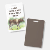 Koeboerderij badge (Voor- en achterkant)