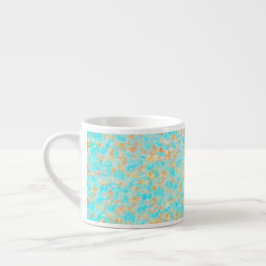 Koehuid Hemel Western Print Espresso Kop