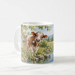 Koeiemug 'Gewoon met de Stroom Meegaan' Koffiemok