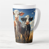 Koeien #1 latte mok (Rechterhoek)