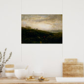 Koeien Afdalende Hillside - Edward Bannister Poster (Keuken)