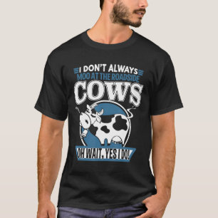 Koeien bij de weg Holstein Zuivelboerderij T-shirt
