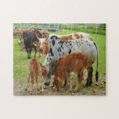 koeien boerderij legpuzzel (Horizontaal)
