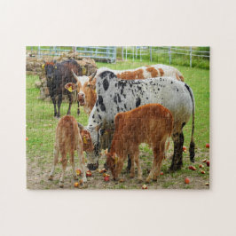 koeien boerderij legpuzzel