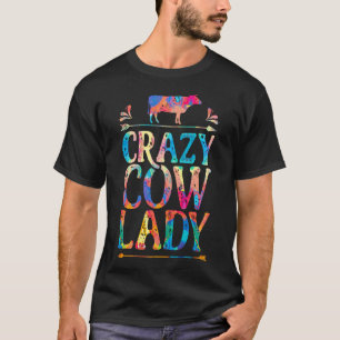 Koeien Boerderij Pluimvee Schilderij Van Gekke Koe T-shirt