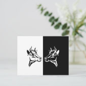 Koeien Briefkaart (Staand voorkant)