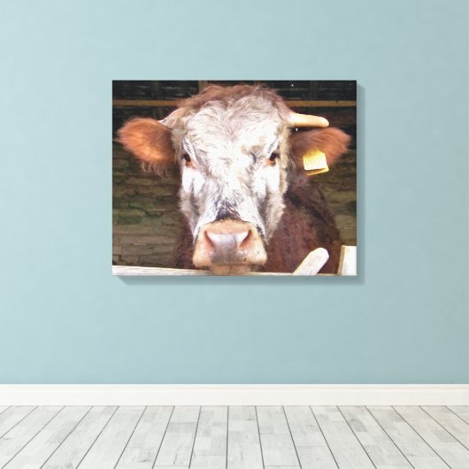 KOEIEN CANVAS AFDRUK (Insitu (Houten vloer))