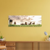 Koeien Canvas Afdruk (Insitu (Woonkamer))