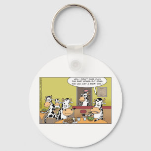 Koeien die biefstuk eten Grappige T-shirts Mokken  Sleutelhanger