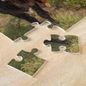 koeien door de schuur legpuzzel (Zijkant)