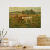 Koeien - Edward Mitchell Banister - c1890 Poster (Keuken)