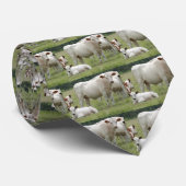 koeien en kalveren boerderijen afbeeldingen stropdas (Opgerold)