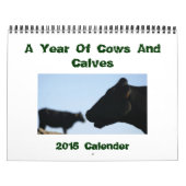 Koeien en kalveren kalender 2015 (Hoes)