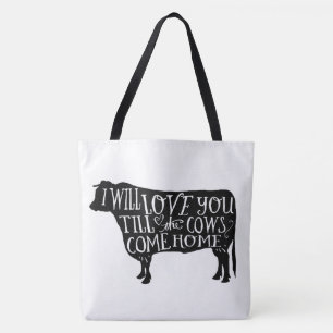 Koeien en varkens tote bag
