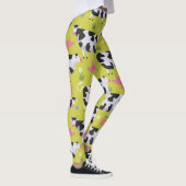 Koeien- en varkenspatroon leggings (Rechts)
