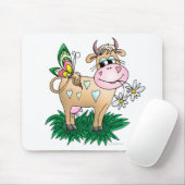 Koeien en vlinder muismat (Met muis)