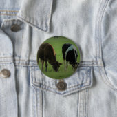 Koeien foto Ronde Badge Button 7,6 Cm (In situ)