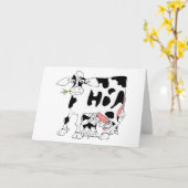 Koeien gaan het die? kaart (Gele Bloem)