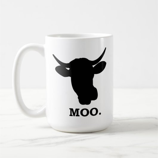 Koeien gaan MOO - Mok van 15 oz (Links)