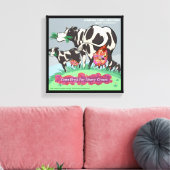Koeien Gefokt Voor Zware Room Grappige Print (Insitu (Woonkamer))